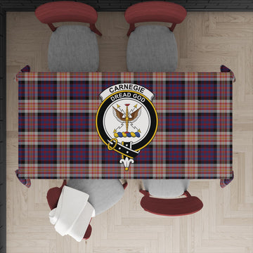 Carnegie Tartan Tablecloth with Family Crest XL 57.1"x70.9"(145x180cm) - Tartan Vibes Clothing