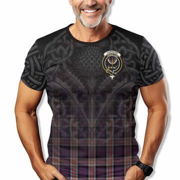 Carnegie Tartan T-Shirt with Family Crest Celtic Thistle Vibes Kid's Shirt - Tartan Vibes Clothing