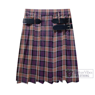 Carnegie Tartan Men's Pleated Skirt - Fashion Casual Retro Scottish Kilt Style