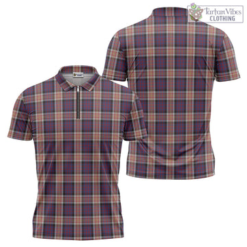 Carnegie Tartan Zipper Polo Shirt Unisex - Tartan Vibes Clothing
