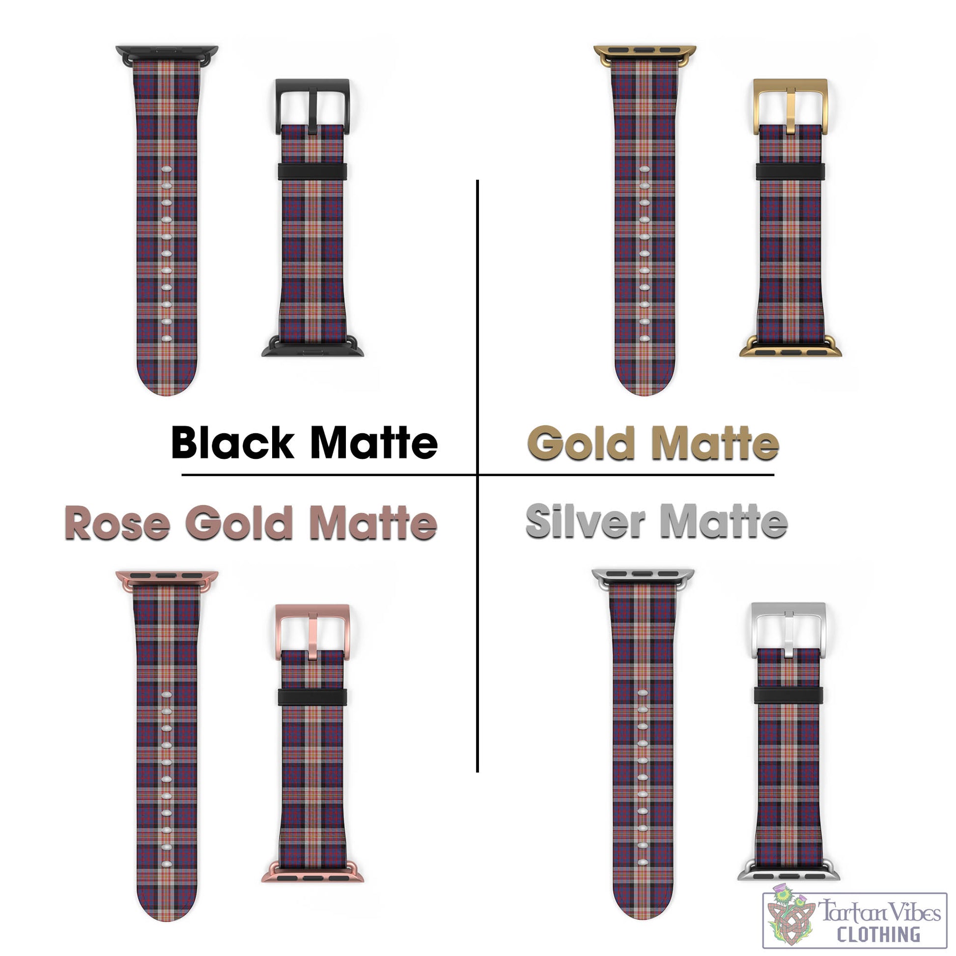 Carnegie Tartan Watch Band 42 - 45 mm - Tartan Vibes Clothing