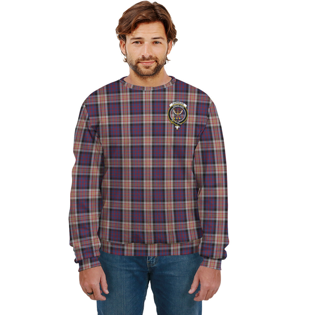 Carnegie Tartan Sweatshirt with Family Crest Unisex - Tartan Vibes Clothing