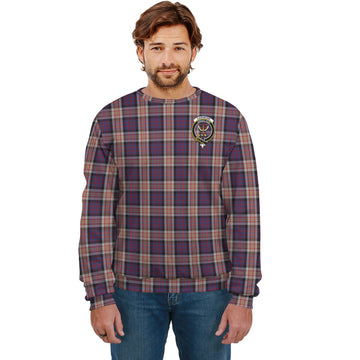 Carnegie Tartan Sweatshirt with Family Crest Unisex - Tartan Vibes Clothing