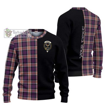 Carnegie Tartan Ugly Sweater with Family Crest and Half Of Me Style Unisex - Tartan Vibes Clothing