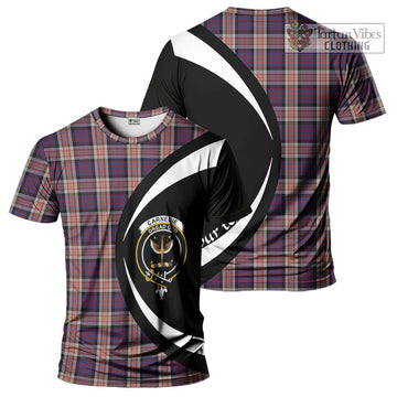 Carnegie Tartan T-Shirt with Family Crest Circle Style Kid's Shirt - Tartan Vibes Clothing