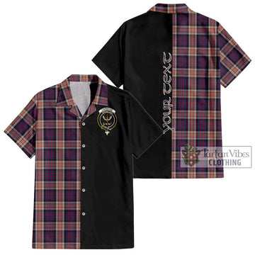Carnegie Tartan Hawaiian Shirt with Family Crest and Half Of Me Style Kid - Tartan Vibes Clothing