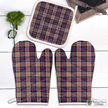 Carnegie Tartan Combo Oven Mitt & Pot-Holder Combo 2 Oven Mitt & 1 Pot-Holder Black - Tartan Vibes Clothing