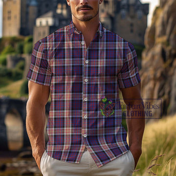 Carnegie Tartan Cotton Hawaiian Shirt Kid - Tartan Vibes Clothing