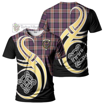 Carnegie Tartan T-Shirt with Family Crest and Celtic Symbol Style Kid's Shirt - Tartan Vibes Clothing