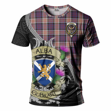 Carnegie Tartan Family Crest T-Shirt Lion Rampant Royal Thistle Shield Celtic Inspired Kid's Shirt - Tartan Vibes Clothing