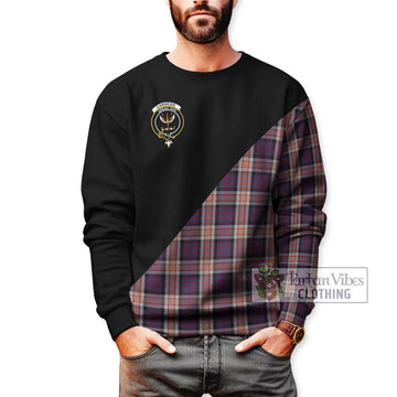 Carnegie Tartan Sweatshirt with Family Crest and Military Logo Style Unisex - Tartan Vibes Clothing