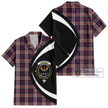 Carnegie Tartan Hawaiian Shirt with Family Crest Circle Style Kid - Tartan Vibes Clothing