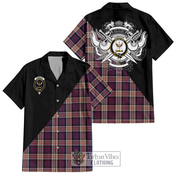 Carnegie Tartan Hawaiian Shirt with Family Crest and Military Logo Style Kid - Tartan Vibes Clothing