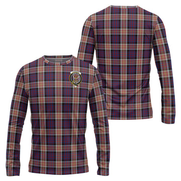 Carnegie Tartan Long Sleeve T-Shirt with Family Crest Unisex - Tartan Vibes Clothing