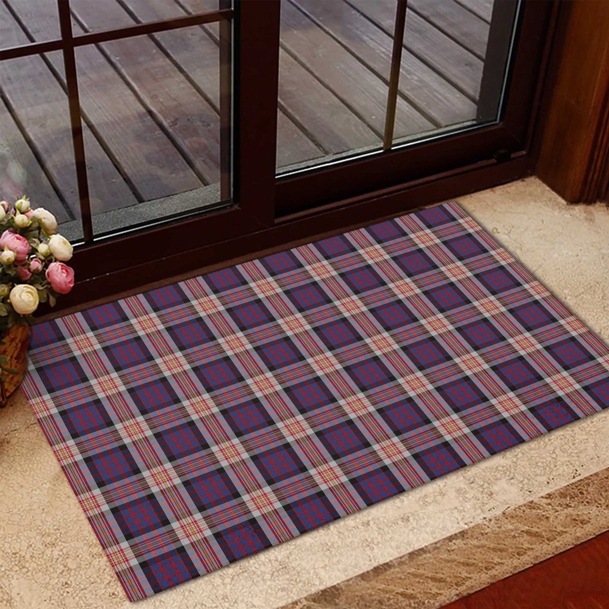 Carnegie Tartan Rubber Doormat L 60*90cm - Tartan Vibes Clothing
