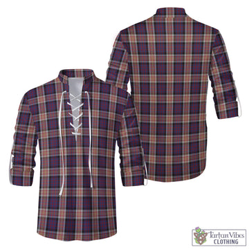 Carnegie Tartan Men's Scottish Traditional Jacobite Ghillie Kilt Shirt Men - Tartan Vibes Clothing
