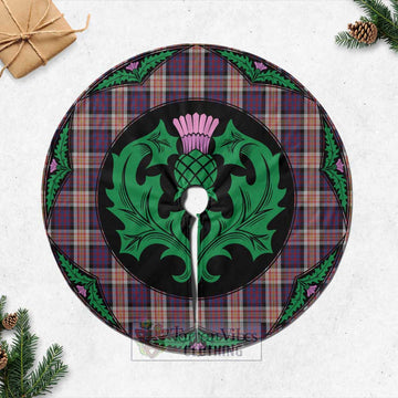Carnegie Tartan Christmas Tree Skirt Scottish Thistle Style Casual Tree Skirts - Tartan Vibes Clothing