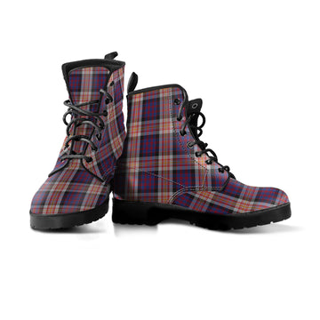Carnegie Tartan Leather Boots