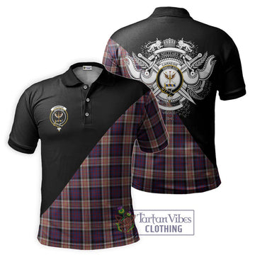 Carnegie Tartan Polo Shirt with Family Crest and Military Logo Style Kid - Tartan Vibes Clothing