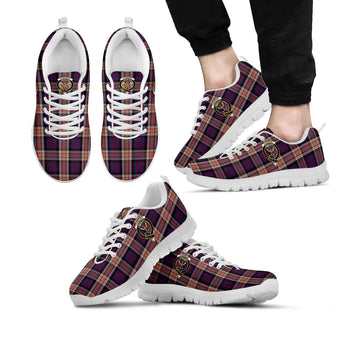 Carnegie Tartan Sneakers with Family Crest