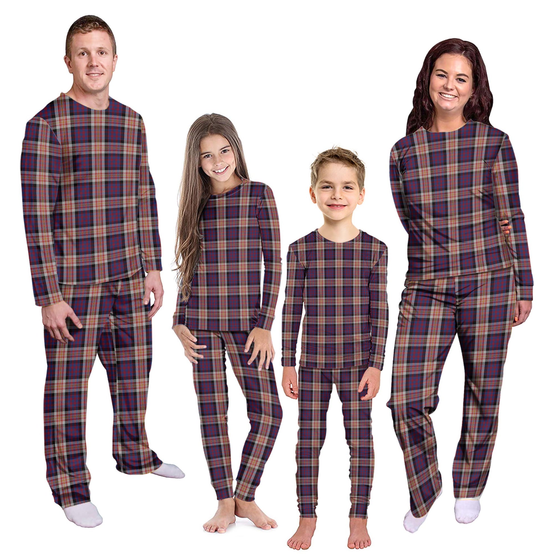 Carnegie Tartan Pajamas Family Set Kid - Tartan Vibes Clothing
