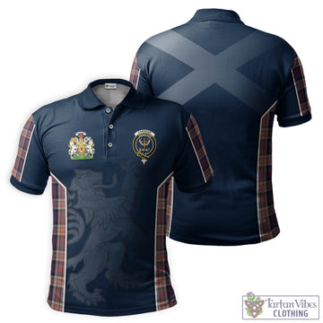 Carnegie Tartan Men's Polo Shirt with Family Crest and Lion Rampant Vibes Sport Style Kid - Tartan Vibes Clothing