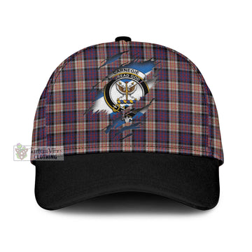 Carnegie Tartan Classic Cap with Family Crest In Me Style