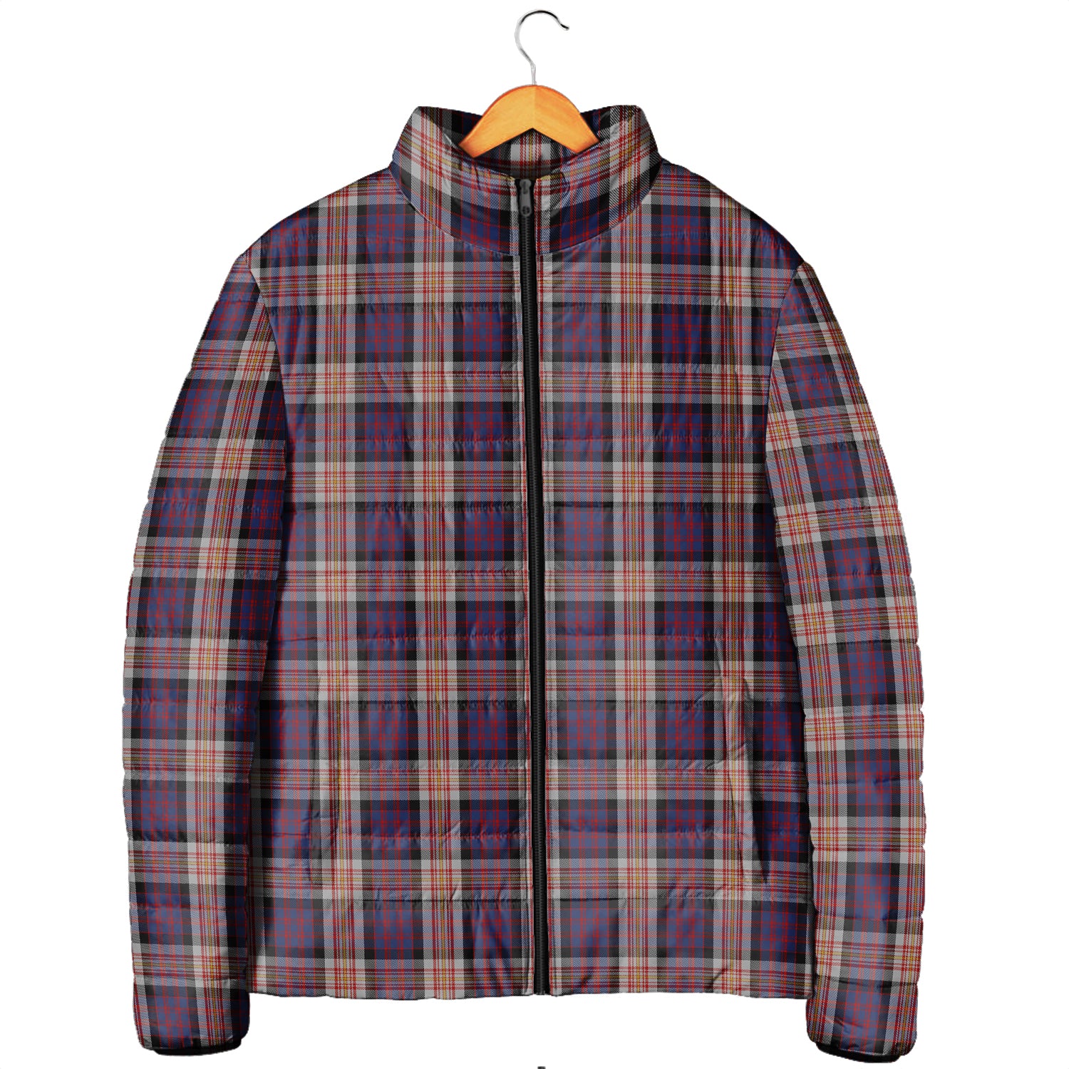Carnegie Tartan Padded Jacket Men's Padded Jacket - Tartan Vibes Clothing