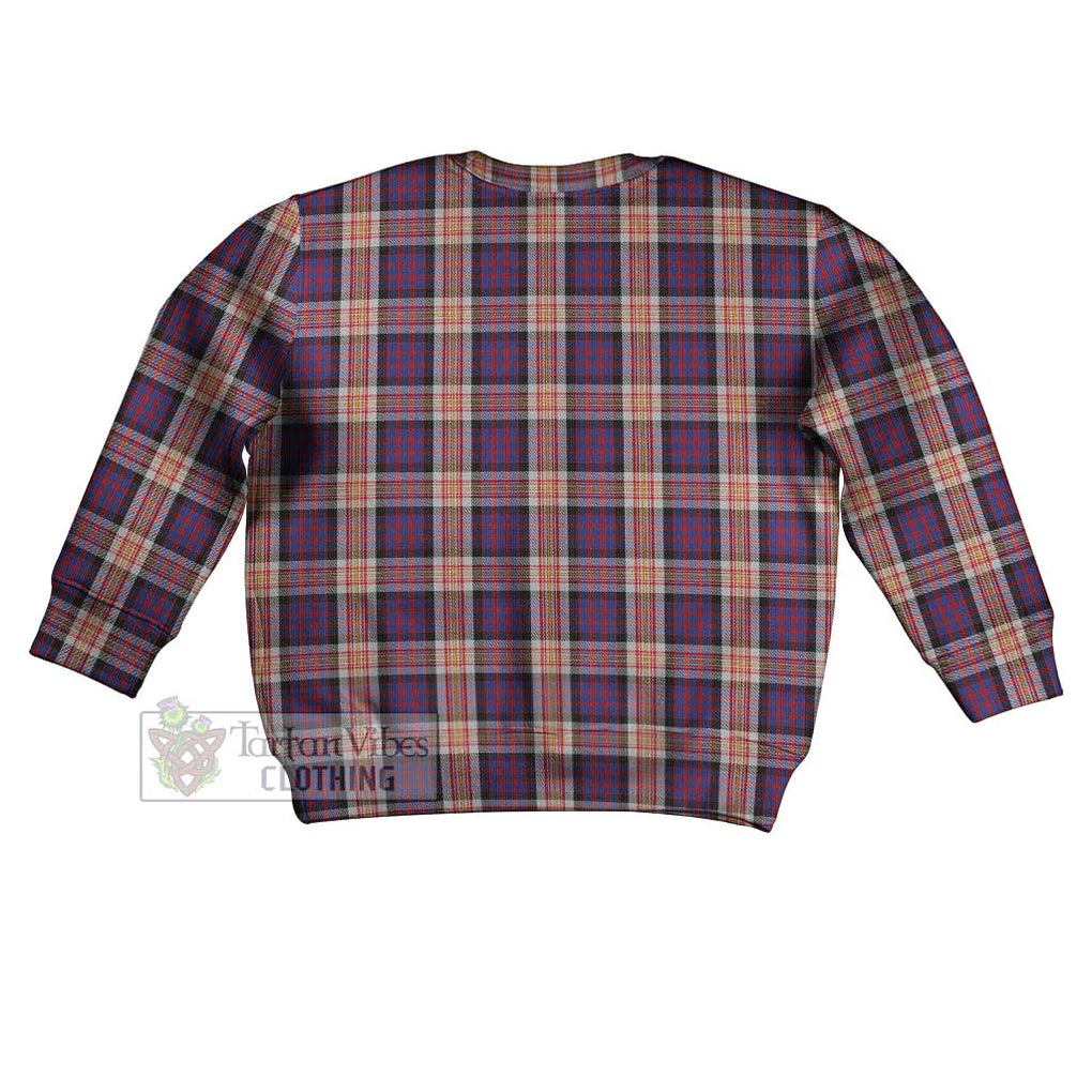 Carnegie Tartan Kid Ugly Sweater with Family Crest - Tartan Vibes Clothing