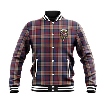 Carnegie Tartan Baseball Jacket with Family Crest - Tartan Vibes Clothing
