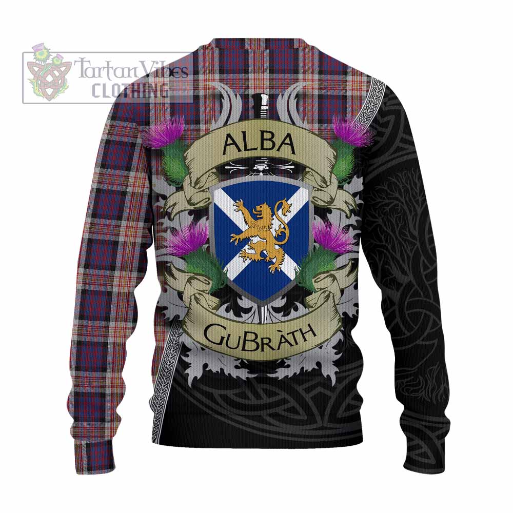 Carnegie Tartan Family Crest Knitted Sweater Lion Rampant Royal Thistle Shield Celtic Inspired - Tartan Vibes Clothing