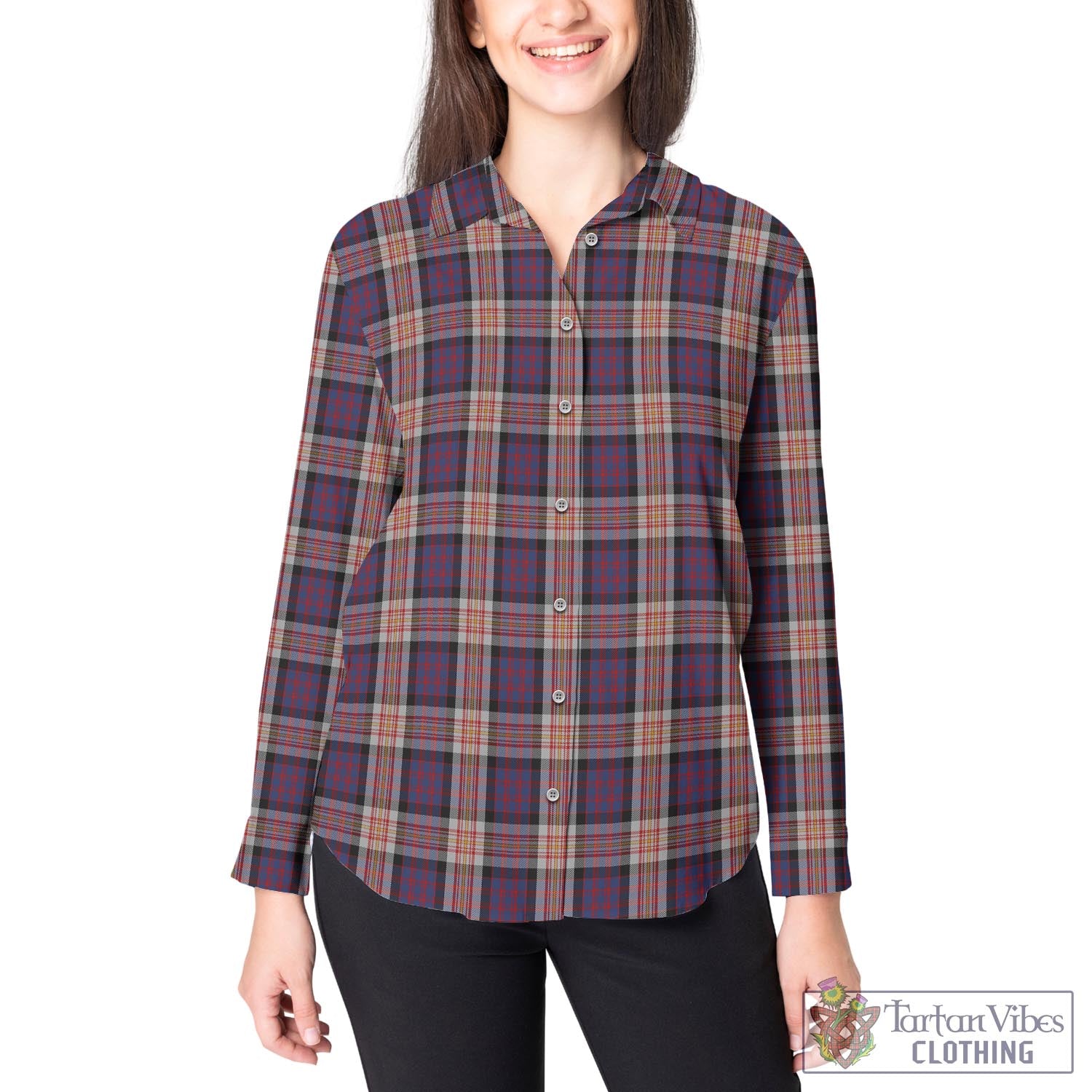 Carnegie Tartan Women's Casual Shirt - Tartan Vibes Clothing