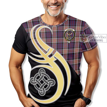 Carnegie Tartan T-Shirt with Family Crest and Celtic Symbol Style - Tartan Vibes Clothing