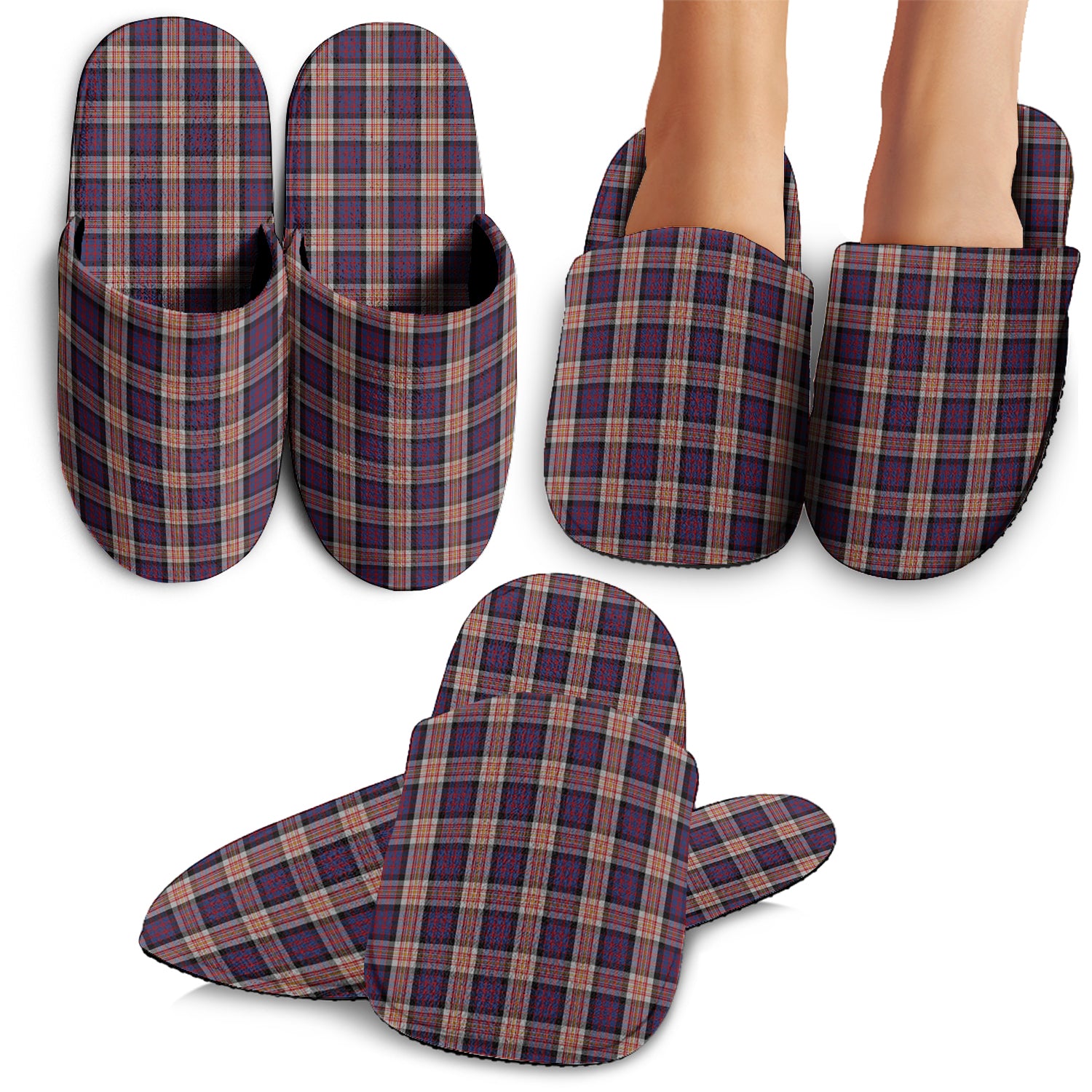Carnegie Tartan Home Slippers - Tartanvibesclothing