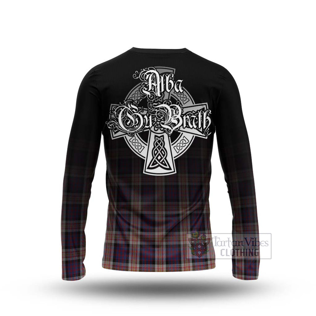 Carnegie Tartan Long Sleeve T-Shirt Featuring Alba Gu Brath Family Crest Celtic Inspired - Tartan Vibes Clothing