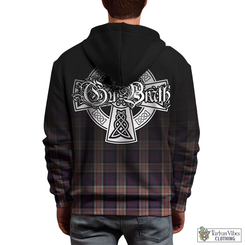 Carnegie Tartan Hoodie Featuring Alba Gu Brath Family Crest Celtic Inspired - Tartan Vibes Clothing