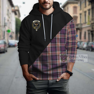 Carnegie Tartan Hoodie with Family Crest and Military Logo Style - Tartan Vibes Clothing