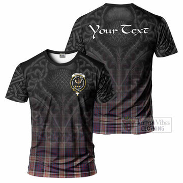 Carnegie Tartan T-Shirt with Family Crest Celtic Thistle Vibes - Tartan Vibes Clothing
