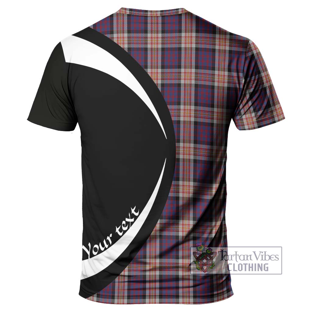 Carnegie Tartan T-Shirt with Family Crest Circle Style - Tartan Vibes Clothing