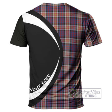 Carnegie Tartan T-Shirt with Family Crest Circle Style - Tartan Vibes Clothing