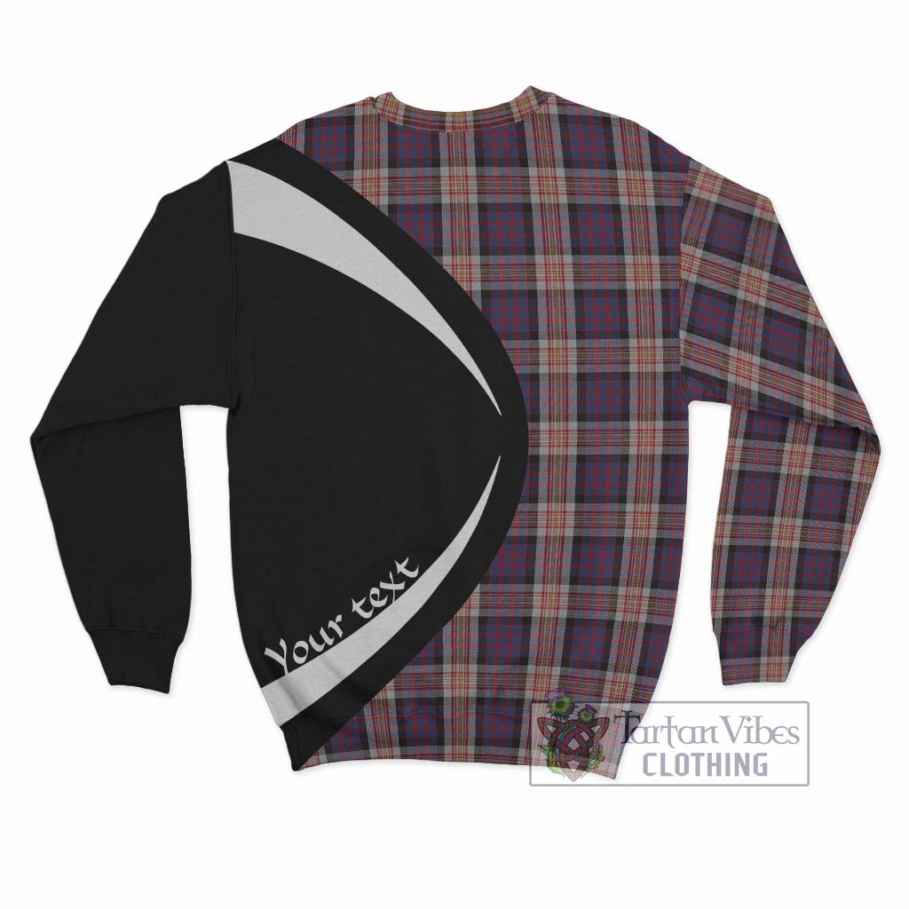 Carnegie Tartan Sweatshirt with Family Crest Circle Style - Tartan Vibes Clothing