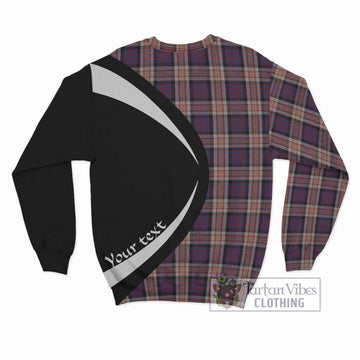 Carnegie Tartan Sweatshirt with Family Crest Circle Style - Tartan Vibes Clothing
