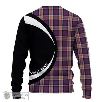 Carnegie Tartan Ugly Sweater with Family Crest Circle Style - Tartan Vibes Clothing
