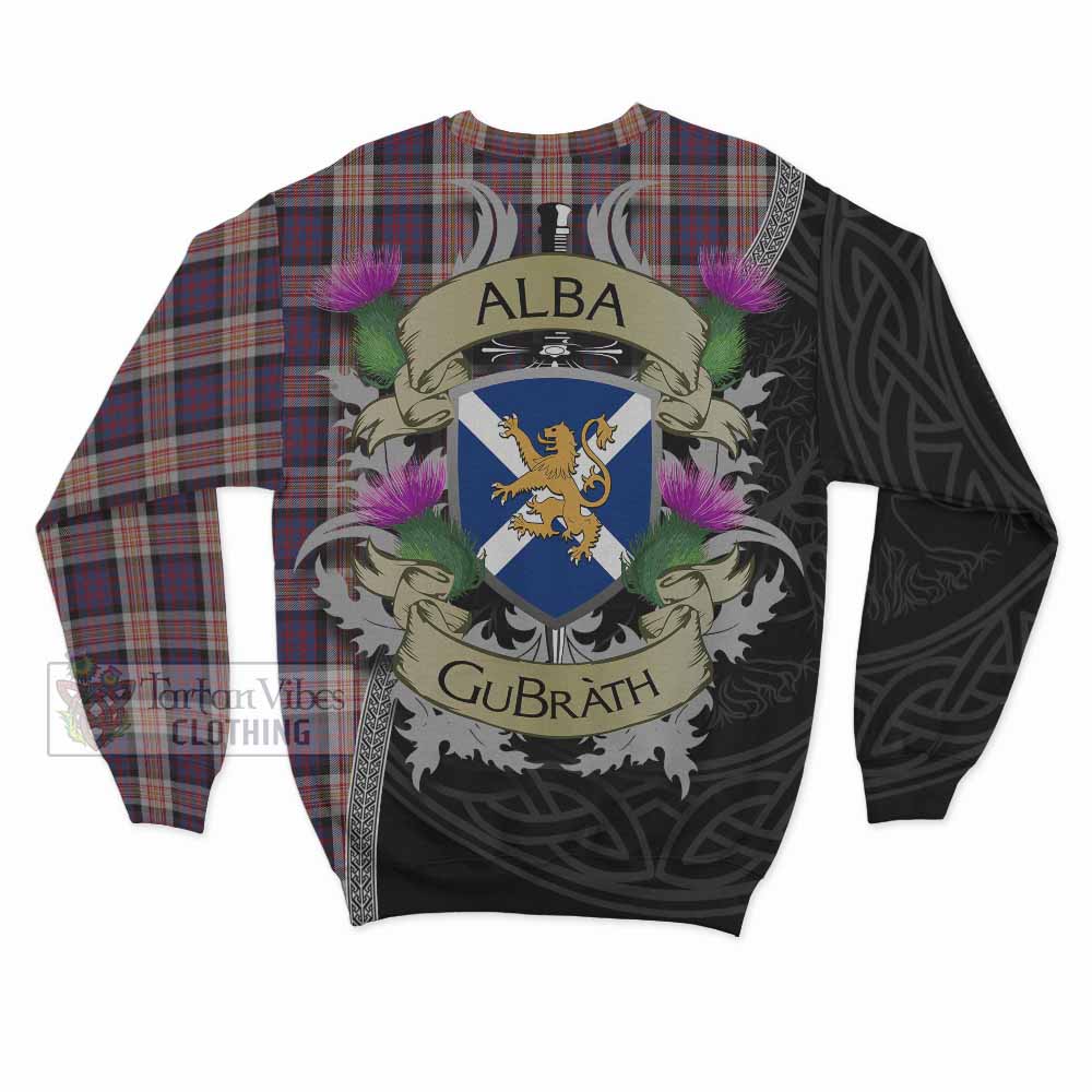 Carnegie Tartan Family Crest Sweatshirt Lion Rampant Royal Thistle Shield Celtic Inspired - Tartan Vibes Clothing