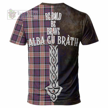 Carnegie Tartan Family Crest T-Shirt Alba Gu Brath Be Brave Lion Ancient Style - Tartan Vibes Clothing