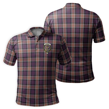 Carnegie Tartan Men's Polo Shirt with Family Crest - Tartan Vibes Clothing