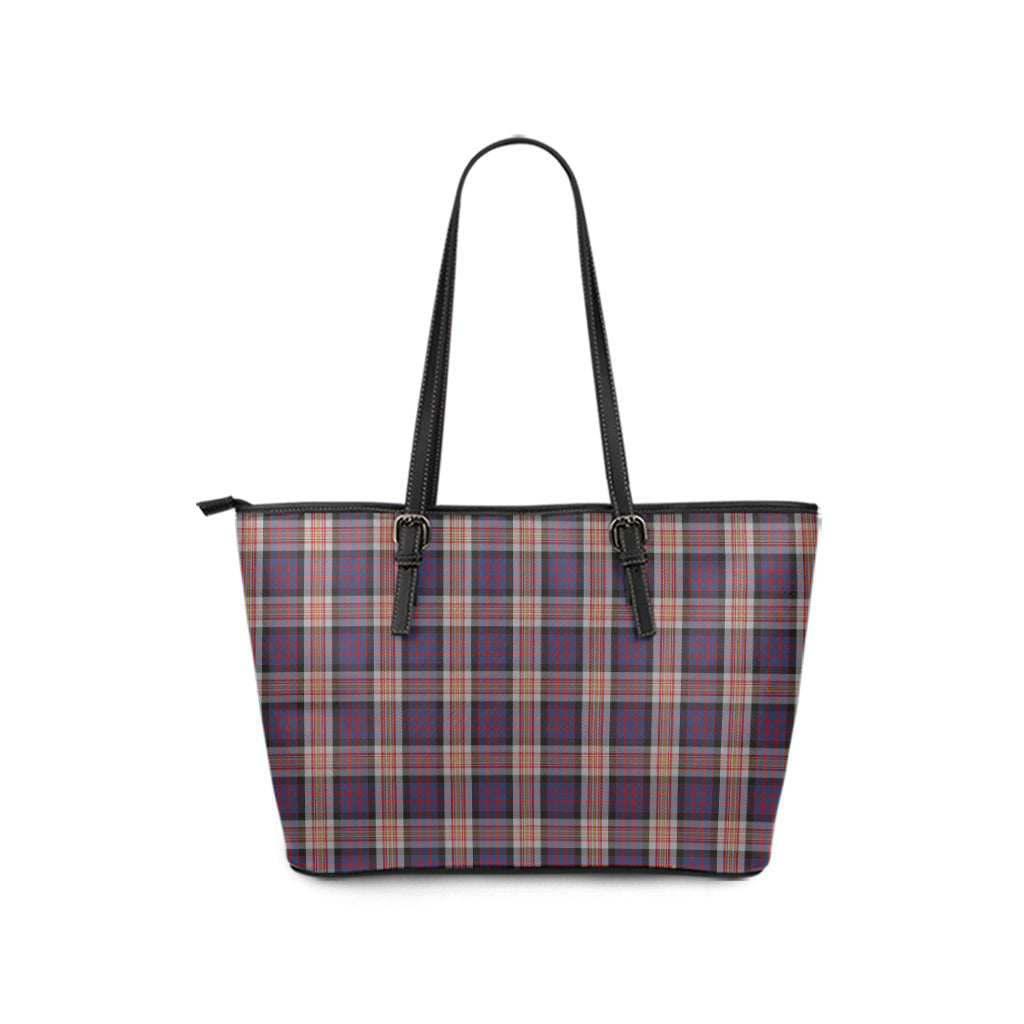 Carnegie Tartan Leather Tote Bag - Tartan Vibes Clothing