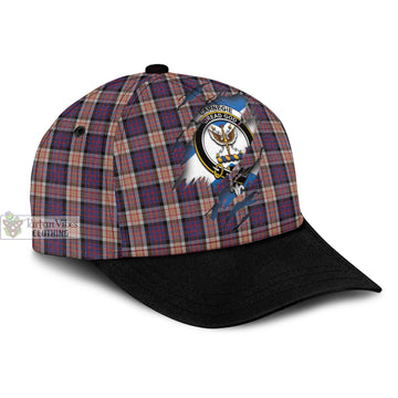 Carnegie Tartan Classic Cap with Family Crest In Me Style