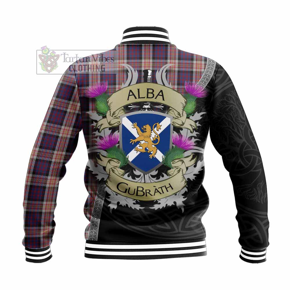 Carnegie Tartan Family Crest Baseball Jacket Lion Rampant Royal Thistle Shield Celtic Inspired - Tartan Vibes Clothing