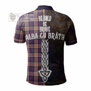 Carnegie Tartan Family Crest Polo Shirt Alba Gu Brath Be Brave Lion Ancient Style - Tartan Vibes Clothing